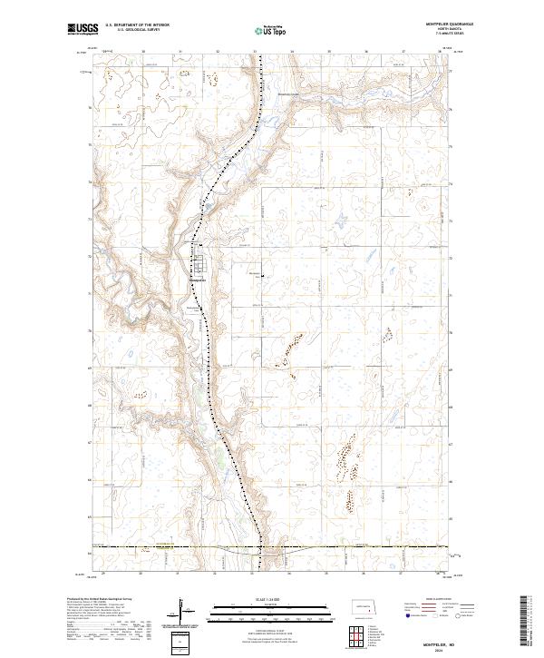 USGS Topographic Map – Montpelier