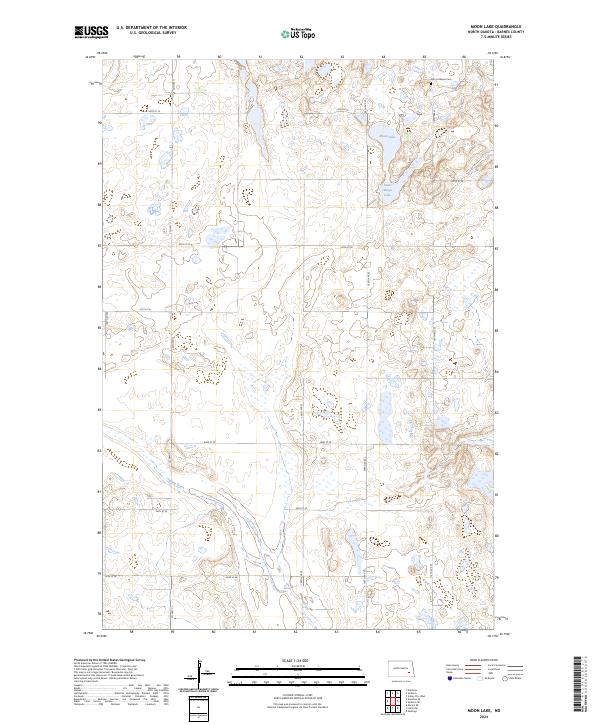 USGS Topographic Map – Moon Lake