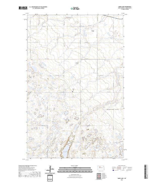 USGS Topographic Map – Mork Lake
