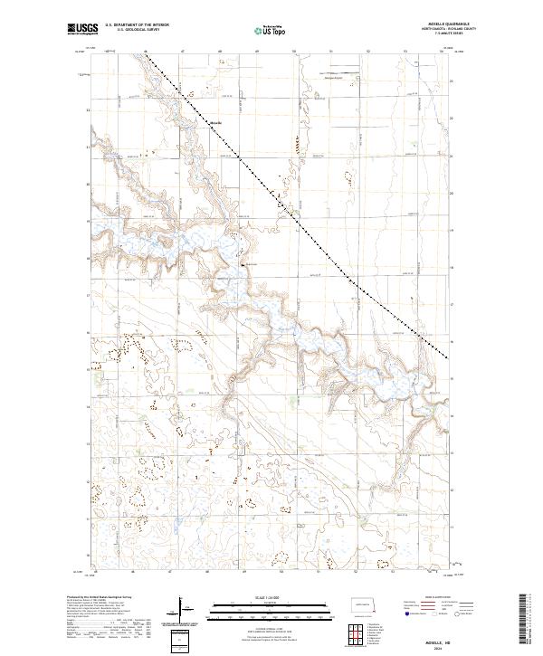 USGS Topographic Map – Moselle