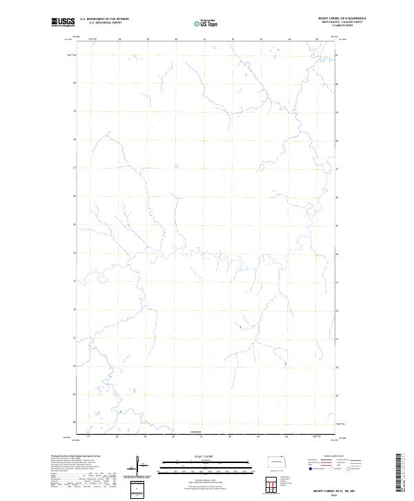 2024 Map of Mount Carmel OE N, 2024 Print
