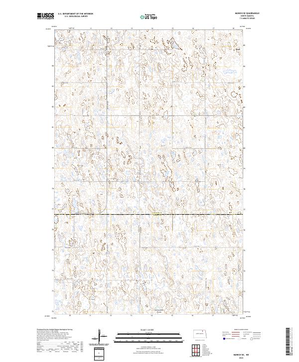 USGS Topographic Map – Munich SE