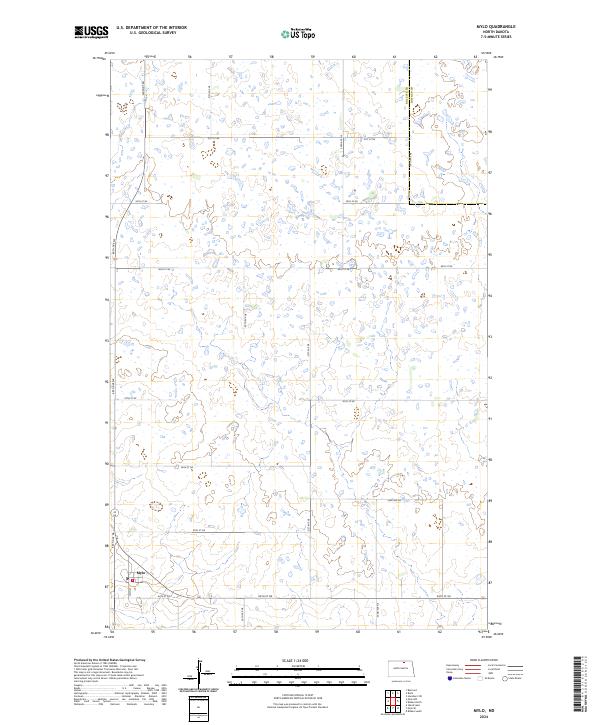 USGS Topographic Map – Mylo
