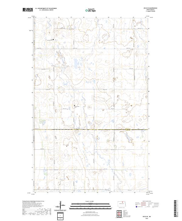 2024 Map of Mylo SE, 2024 Print