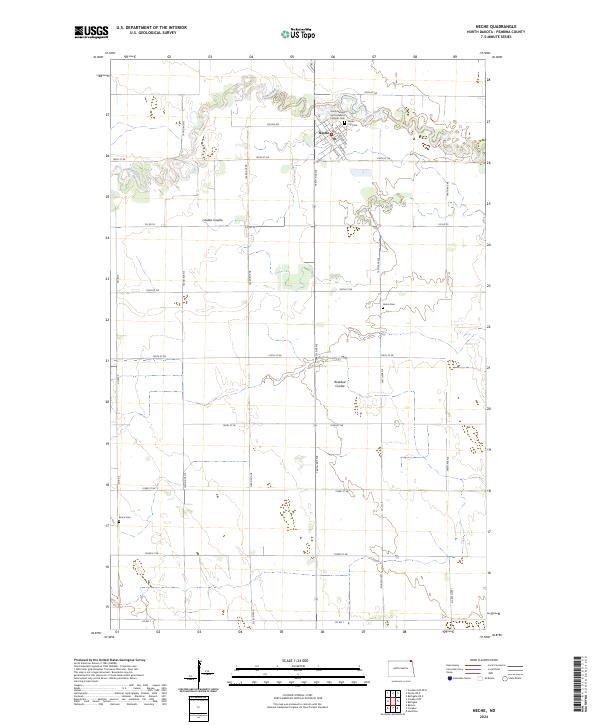 USGS Topographic Map – Neche
