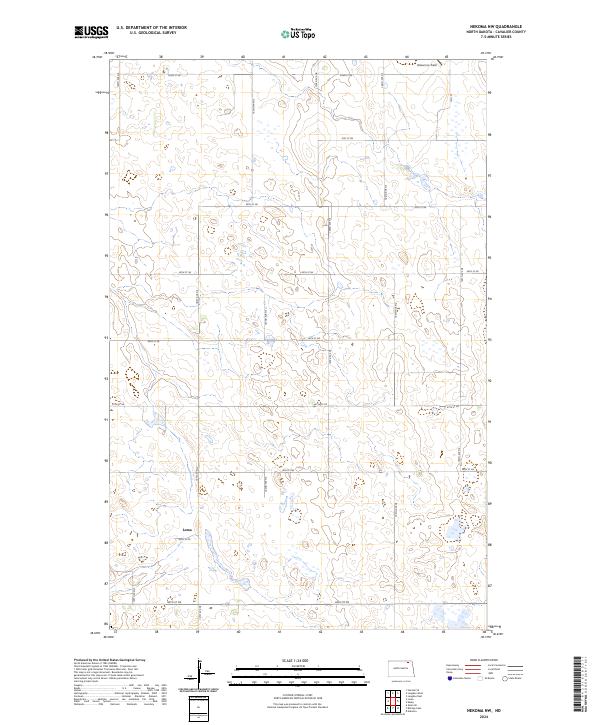 USGS Topographic Map – Nekoma NW