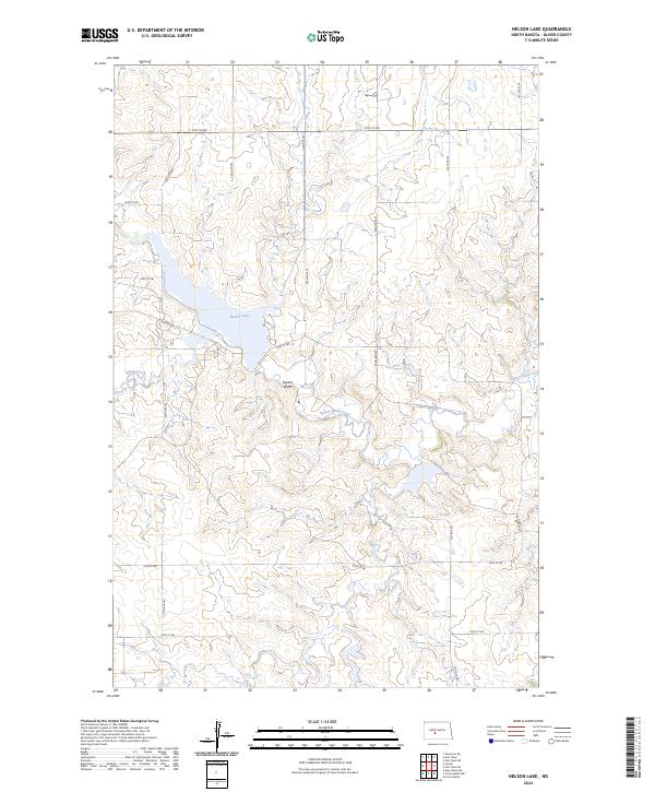 USGS Topographic Map – Nelson Lake