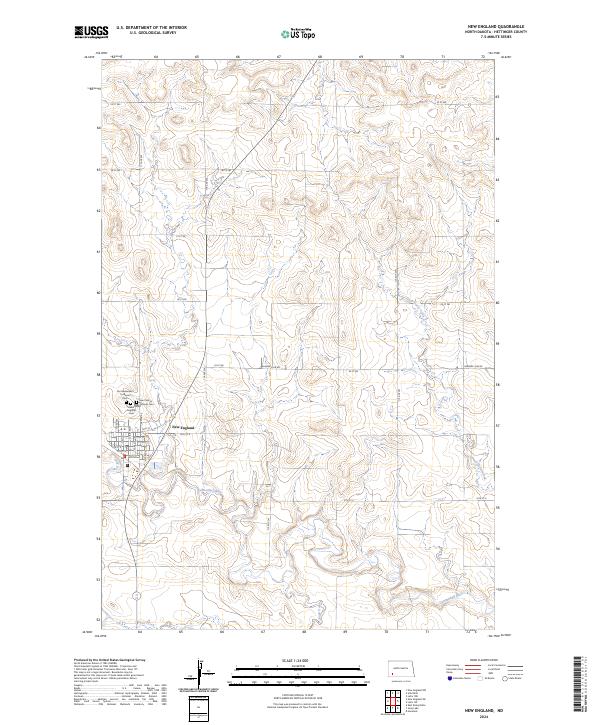 USGS Topographic Map – New England