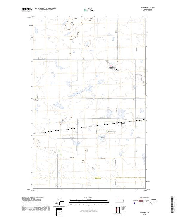 USGS Topographic Map – Newburg