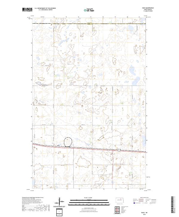 USGS Topographic Map – Niles
