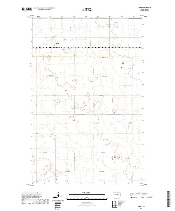 USGS Topographic Map – Norma