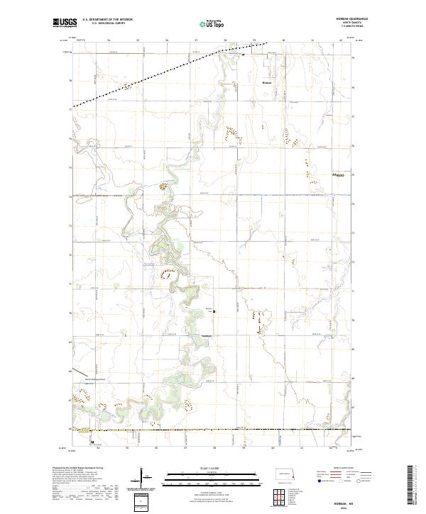 USGS Topographic Map – Norman