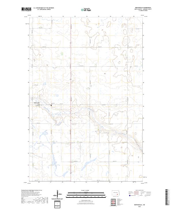 USGS Topographic Map – Nortonville