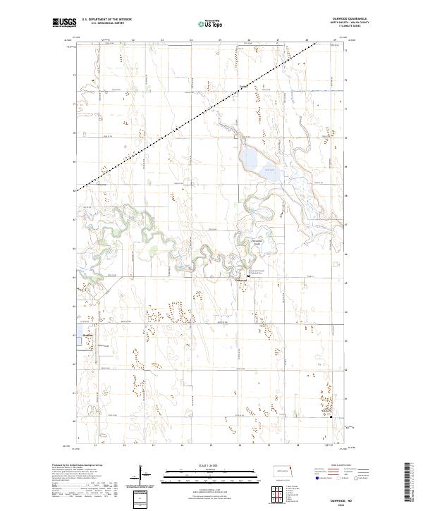 USGS Topographic Map – Oakwood