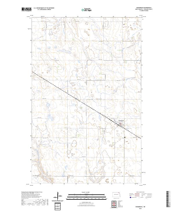 USGS Topographic Map – Osnabrock