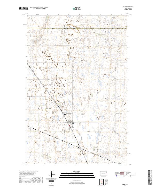 USGS Topographic Map – Page