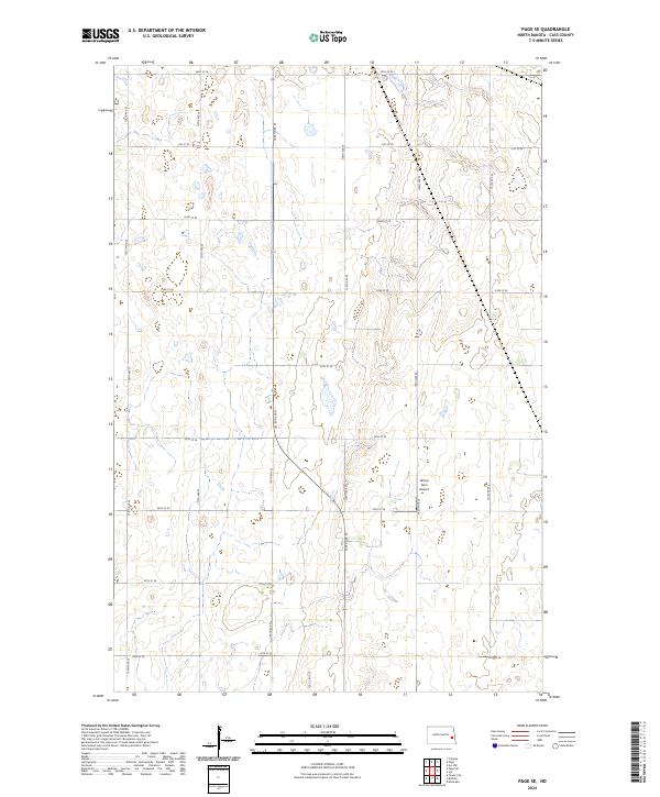 USGS Topographic Map – Page SE