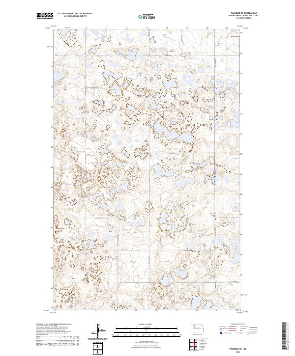 USGS Topographic Map – Palermo NE