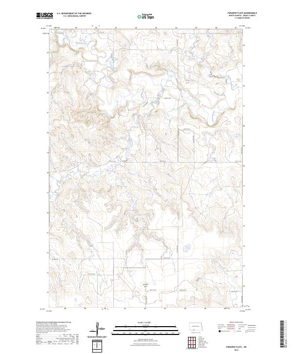 USGS Topographic Map – Paradise Flats