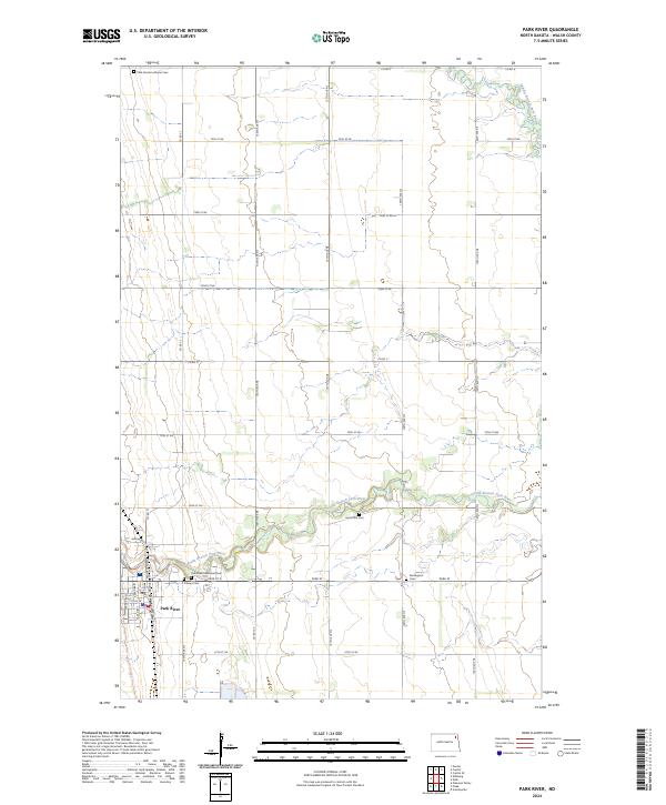 USGS Topographic Map – Park River