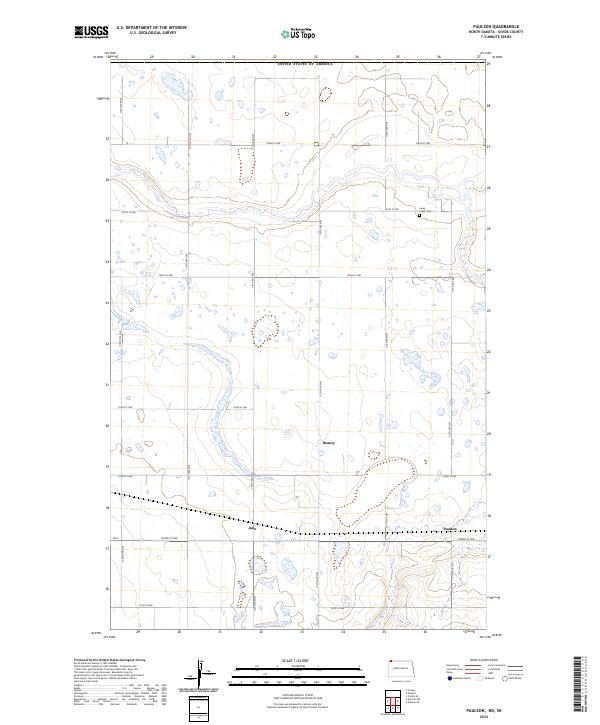 USGS Topographic Map – Paulson