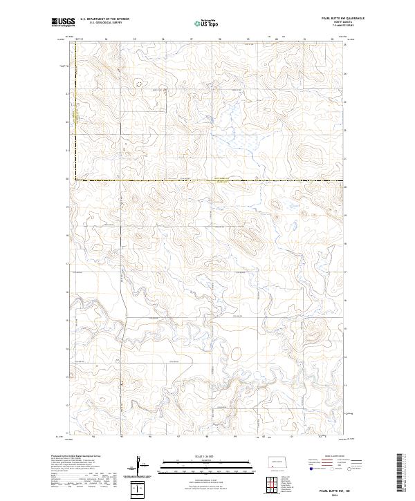 USGS Topographic Map – Pearl Butte NW