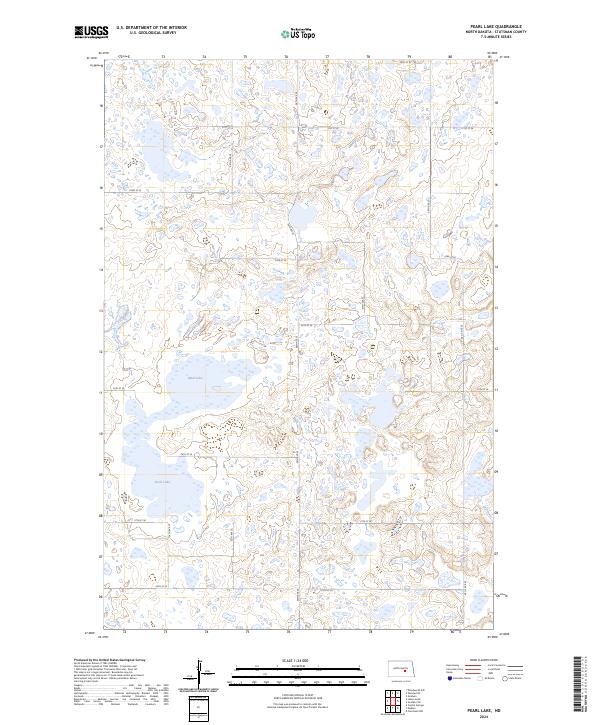 USGS Topographic Map – Pearl Lake