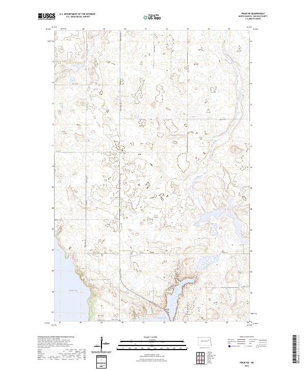 USGS Topographic Map – Pekin NE