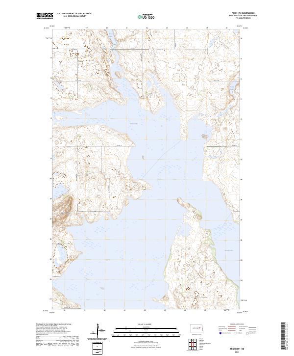 USGS Topographic Map – Pekin NW