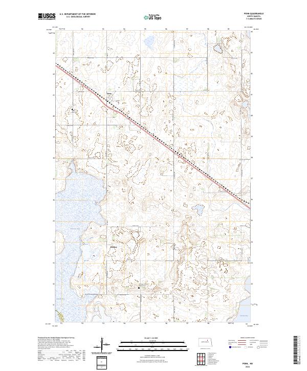 USGS Topographic Map – Penn