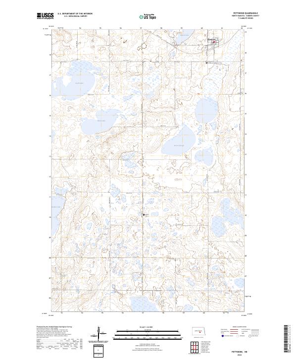 USGS Topographic Map – Pettibone