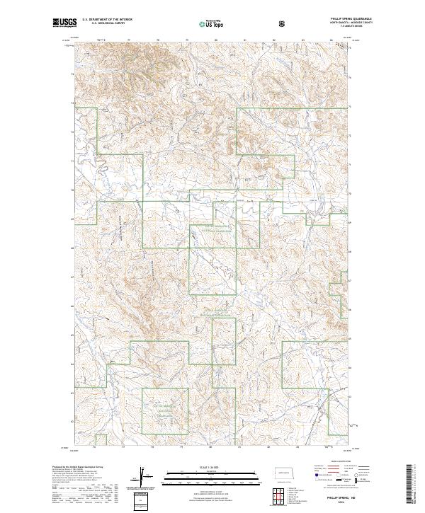 USGS Topographic Map – Phillip Spring