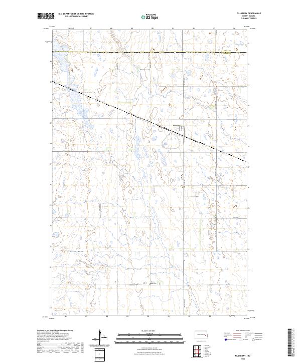 USGS Topographic Map – Pillsbury