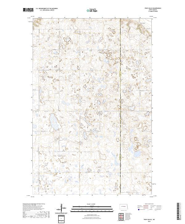 USGS Topographic Map – Pony Gulch