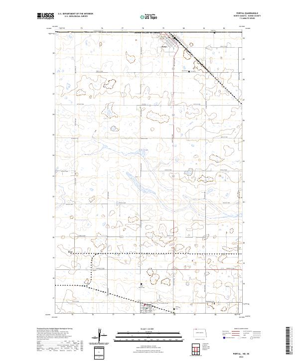 USGS Topographic Map – Portal