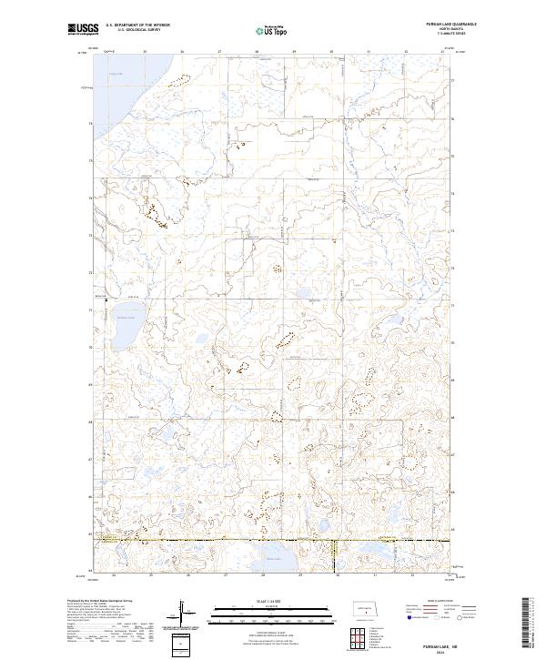 USGS Topographic Map – Pursian Lake