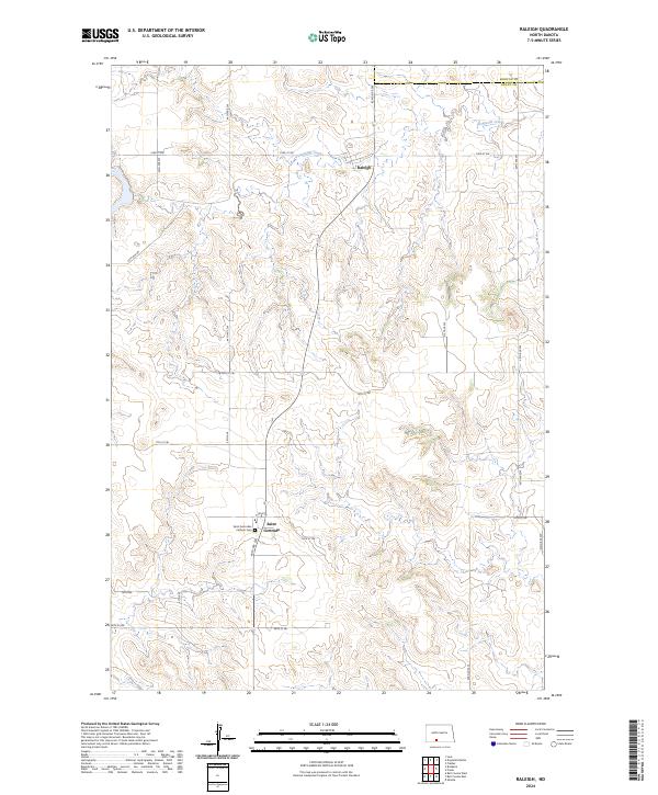 USGS Topographic Map – Raleigh