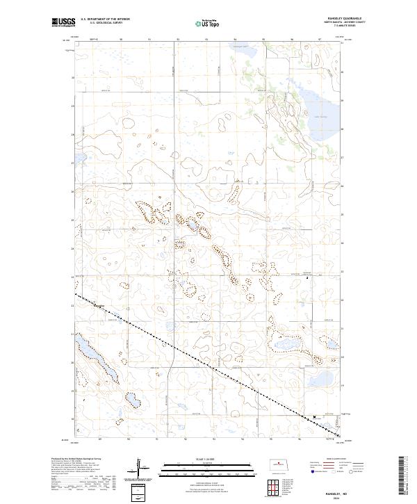 USGS Topographic Map – Rangeley