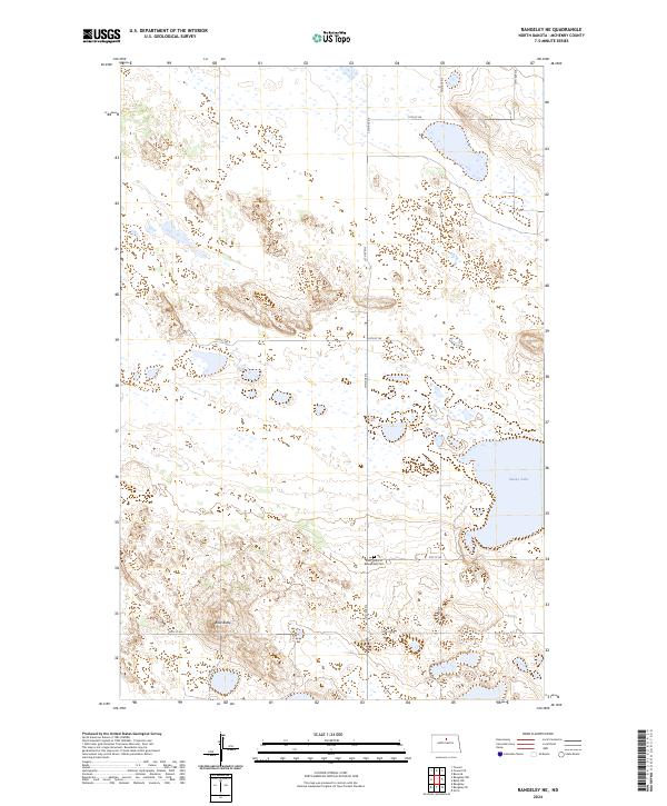 USGS Topographic Map – Rangeley NE