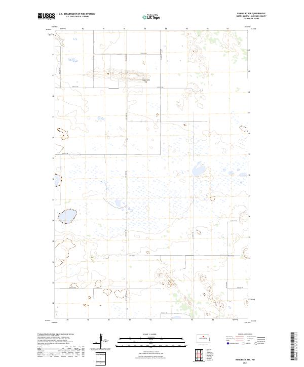 USGS Topographic Map – Rangeley NW