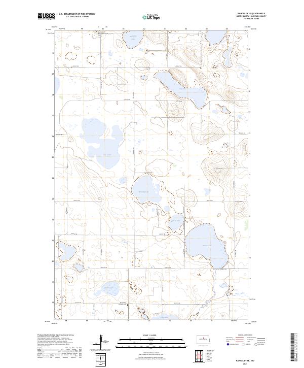 USGS Topographic Map – Rangeley SE