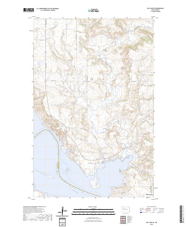 USGS Topographic Map – Rat Lake SE