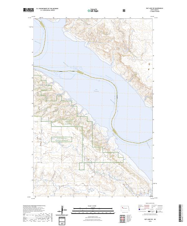 USGS Topographic Map – Rat Lake SW