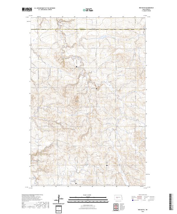 USGS Topographic Map – Red Butte