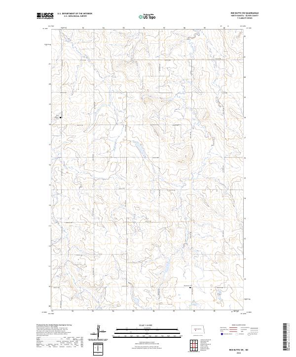 2024 Map of Red Butte SW, 2024 Print