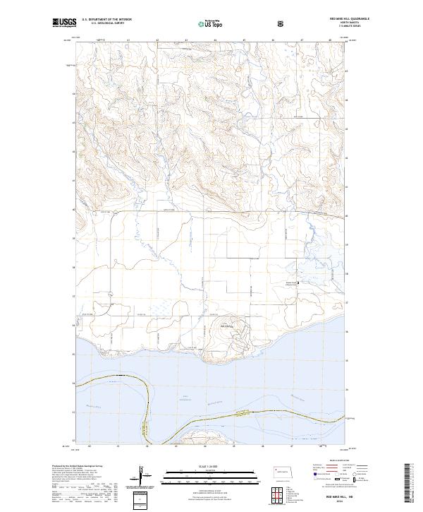 USGS Topographic Map – Red Mike Hill