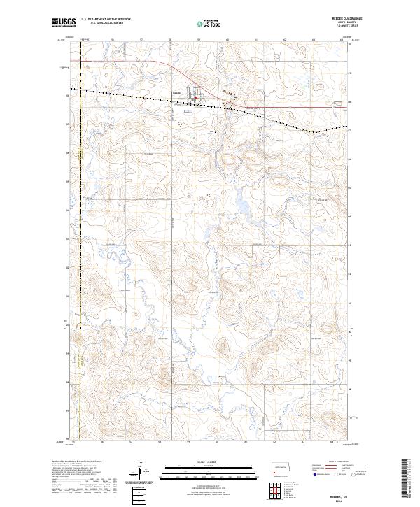 USGS Topographic Map – Reeder