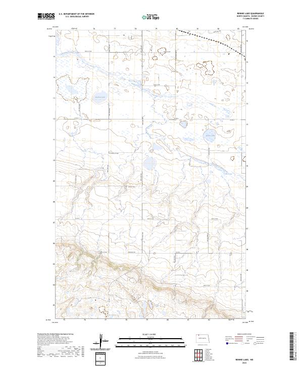 USGS Topographic Map – Rennie Lake