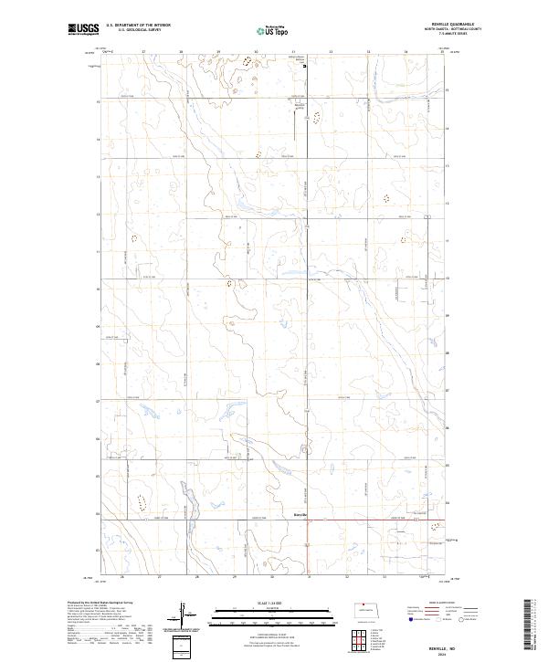 USGS Topographic Map – Renville
