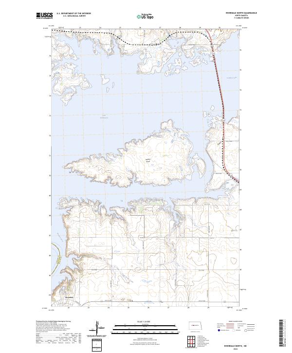 USGS Topographic Map – Riverdale North